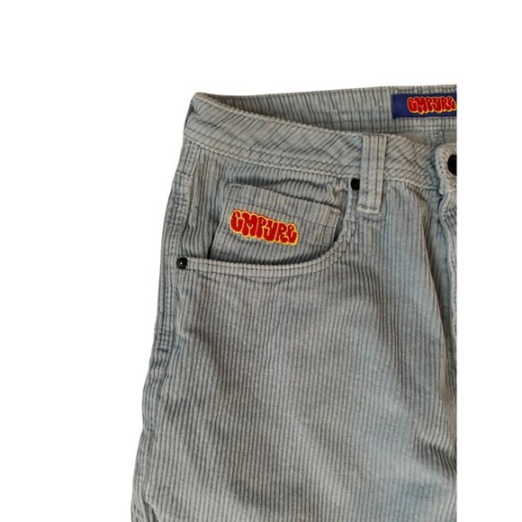Empyre Blue Corduroy Pants Men's Size 30 Baggy Streetwear Y2K - Picture 3 of 8